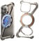 Z Shape for iPhone 15 Pro Max, Frameless Case, Compatible with MagSafe, Military Standard Protection, Magnetic Force Mobile Phone Case, Aluminium iPhone 15 Pro Max Metal Case, Shockproof,