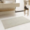 Moderner Chenille Badteppich von WECONhome Basics - rutschfest, Waschbar, Saugfähig - Stilvoll für jedes Badezimmer – Balu (70 x 120 cm, Creme beige)