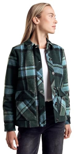 STREET ONE Damen A212241 Kurze Jacke, Hunter Green, 34