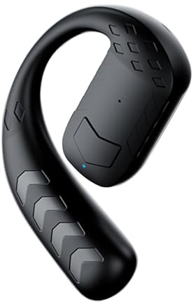 Auriculares De Un Solo Oído,Auriculares De Un Solo Oído | Auriculares Inalámbricos,Auriculares Auriculares Para Conducir Largas Horas De Conversación Para Teléfonos Móviles, Ordenadores, PC, Reuniones