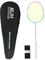 MANJHONG Badminton Schläger Carbon Graphit Profi Badmintonschläger Y99 Grün-Rosa-Schwarz-Weiss mit Tasche für Erwachsene, Rosa
