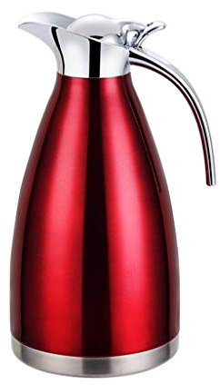 QUEAWOQ Bollitore Elettrico Isolato/Sicuro e a Prova di perdite/Caraffa Termica a Doppia Parete in Acciaio Inossidabile teiera caffettiera (Colore: Pink, Dimensioni: 1,5 l) Presente Octopus Feet
