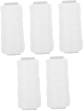 ADOCARN 5rollen Epilierer Faden Baumwollfaden Für Gesichtshaarentfernung Sanftes Und Effektives Haarentfernungstool Für Augenbrauenformung Und Gesichtscontouring Langlebig Und