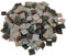 Zimasi 900g Glasmosaiksteine – 1x1 cm, ca. 1350 Stück – Premiumqualität für DIY-Projekte, Basteln, Mosaikdekorationen – Verlegefläche ca. 36 x 36 cm – Innen- und Außenbereich (Lila-Graumix)