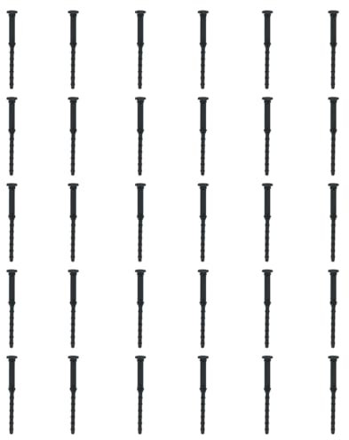 JianLing 30 x 66 mm schwarze weiche Gummi-Vibrationsdämpfung für Lüfter