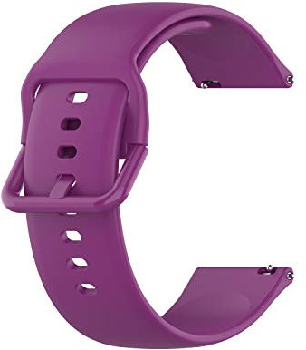 Wownadu Bracelet Compatible pour Fitbit Versa 2 / Lite, Versa, Blaze, Bracelets de Montre Femme Homme Silicone Sport Rechange Strap Violet, L