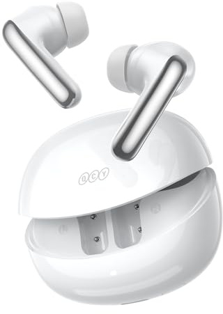 QCY Melobuds N60 In Ear Kopfhörer Bluetooth Noise Cancelling,Bluetooth kopfhörer mit -56dB Adaptive Geräuschunterdrückung,LDAC Hi-Res Audio,6-Mic AI Klarer Anruf,45H Spielzeit,IPX5,Bluetooth 6.0