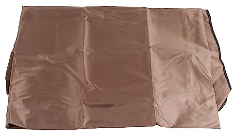 ZPLKKYGR Hollywoodschaukel-Abdeckung, für Outdoor-Schaukelstuhl, silberbeschichtetes Oxford-Gewebe, Sonnenschutz, UV-Schutz, universelles Garten-Terrassenzubehör, langlebig, wetterfest, D (Kaffee)