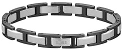 BOSS Jewelry Gliederarmband für Herren Kollektion NOLAN aus Edelstahl