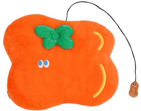 Pruojhw Katzenbettmatte – Bodendecke Orange für kleine Hunde | waschbares Bett für Tiere | für Schlafzimmer, Innenbereich, Entspannung, Wohnung, Küche, Haus, tägliche Erholung und für die Nacht