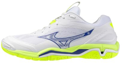 Mizuno Wave Stealth 6 Gibraltar Sea/Antarctica/Fiery Red - 8,5/42.5