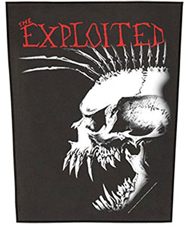 Exploited - Backpatch Bastard Skull (in 23,5 cm x 20 cm)