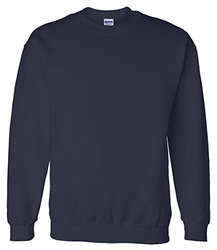 Gildan Men's 50/50 Crewneck Sweatshirt Blue S