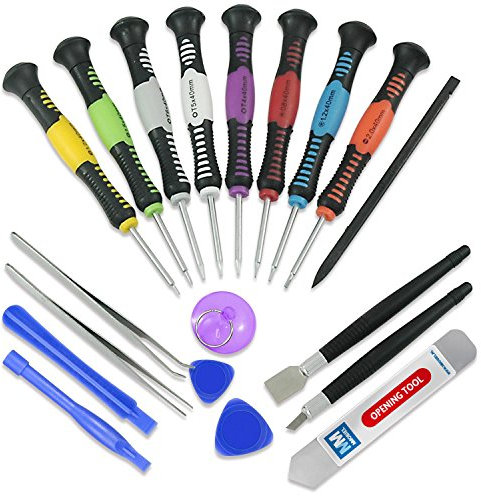 MMOBIEL 20 In 1 Reparatur Werkzeug Kit inkl Schraubenzieher Set kompatibel mit Smartphones etc