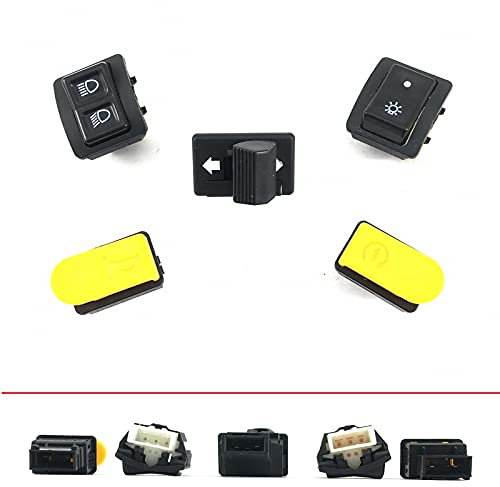 LENKER SCHALTER SET * LICHTSCHALTER - HUPE - ABBLEND-FERNLICHT - E-START - BLINKER für BENZHOU YIYING REX RS AGM GMX JINAN QINGQI KYMCO BAOTIAN FLEX TECH JONWAY MOTINO