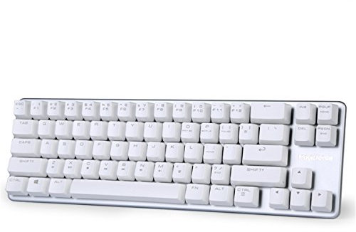 Qisan Mechanical Gaming Keyboard with 68 Keys Mini Design Gaming Wired Keyboard Comes with Free OTG Data from