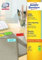 Avery Zweckform© 3450 Farbige Etiketten, 70 x 37 mm, 100 Blatt/2.400 Etiketten, grn