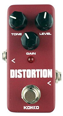 KOKKO FDS2 Mini Distortion Pedal Portable Guitar Effect Pedal with True Bypass for Electric Guitar