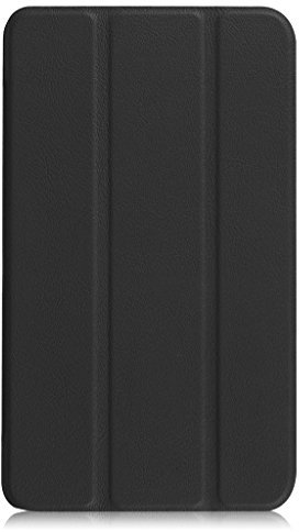 Galaxy Tab A 7.0 custodia, Saturcase PU custodia pieghevole con supporto tablet custodia cover protettiva per Samsung Galaxy Tab A 7.0 sm-t280 T285 Nero