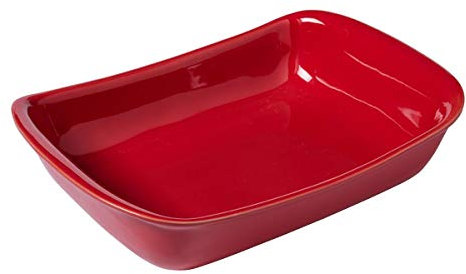 Pyrex Supreme Fuente Para Horno, Cerámica, Rojo, 30 x 20 cm