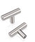 PinLin 20 Pack Kitchen Door Knobs Single Hole Brushed Nickel Cabinet Knobs Stainless Steel Cupboard T Knob (Screws Included)