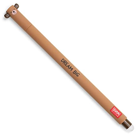 Legami Stylo à encre gel effaçable - encre thermosensible - diamètre de la pointe : 0,7 mm, longueur : 15 cm - encre bleue