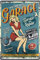 416 PinUp Girl Plaque décorative en tôle Motif moto et garage 20 x 30 cm
