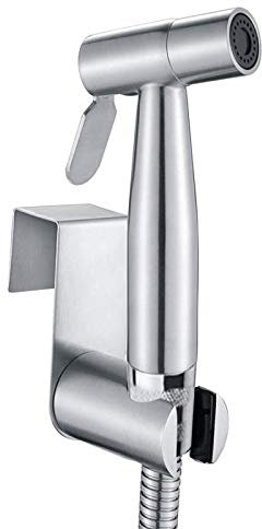 Kit de pulvérisation de toilette en acier inoxydable pour bidet, Douchette à main pulvérisateur à pression réglable pour robinets parfait pour Hygiène personnelle, Soins de nettoyage