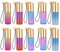 Beaupretty 10 Stücke 5ml Ätherische Öle Roller Flaschen Schlüsselanhänger Mini Glasflaschen Reise Parfümflasche Parfüm Reiseflaschen für Aromatherapie Fläschchen