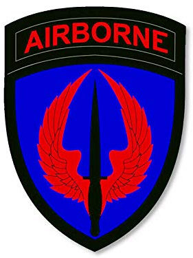 Sticker-Designs 10cm! Klebe-Folie Wetterfest Made-IN-Germany Army Airborne Aviation USASOAC UV&Waschanlagenfest Auto-Aufkleber Profi-Qualität! F2593