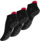 STARK SOUL 3 Paar Damen Sneaker Socken, Sportsocken mit ABS-Sohle schwarz, Größe: 39-42