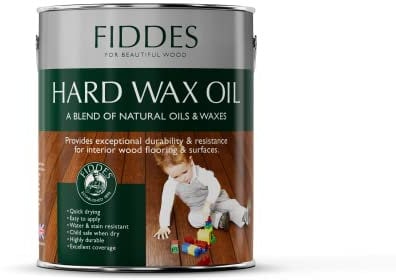 Fiddes Satin Finish Hard Wax Oil 2.5 Litre, Light Oak