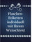 8 Flaschenetiketten selbstklebend mit Text personalisiert - Etikett VIP Party Diamanten - Flaschen Aufkleber für Wein oder Sekt blau edel Hochzeit