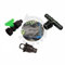 Set raccordi impianto irrigazione da tubo 20 mm su manichetta tape gocciolante 16/17 mm - 10 linee - 30 pezzi Made in Italy - 10x TEE 20x20x3/4, Tappi e Valvola 3/4F x Tape 16/17mm (Kit 10 linee)
