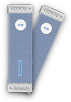 Nato Cuff - Der Original Hemdmanschettenhalter - Stoppen Sie das gerollte Langarmhemd - Ziehen Sie es elegant hoch - Elastische rutschfeste Ärmelhalter (Julian)