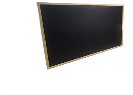 Vetrineinrete® Lavagna con cornice in legno scrivibile con gesso gessetti lavagnetta promemoria varie dimensioni (20X30)