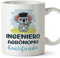 MUGFFINS Tazas para INGENIERO AGRÓNOMO hombre - En Español - Koalificado/koalificada - 11 oz / 330 ml - Regalo original y divertido
