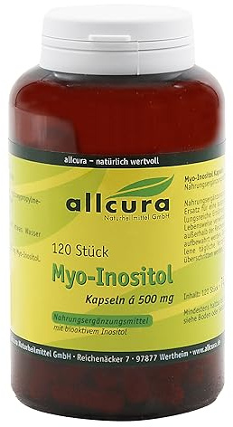 Myo-Inositol Kapseln 500 mg | Hochwertiges Inositol | Nahrungsergänzungsmittel in Kapselform
