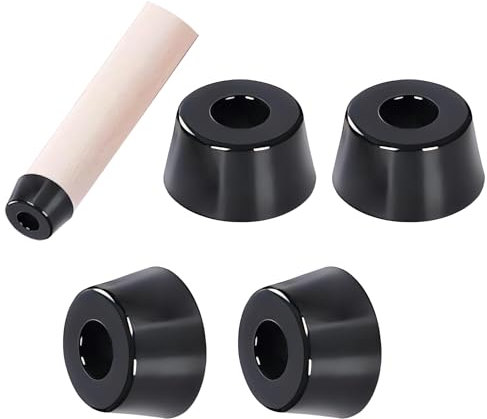 Qrity 20 PCS Bumpers Pads Rubber Feet, Floor Protector Cabinet Leg Pads, Anti-Slip Furniture Pads, Rubber Cutting Board Feet, D12x8xH9mm