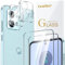 ivoler 2 Piezas Cristal Vidrio Templado Protector de Pantalla para Motorola Moto G84 5G, con 2 Piezas Protector de Lente de Cámara, 9H Dureza, Antiarañazos, Sin Burbujas