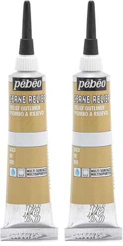 PEBEO INC 773000 CERNE RELIEF GOLD, One Size (Pack of 2)