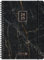 BRUNNEN Schülerkalender (2024/2025) „Black Marble“, 2 Seiten = 1 Woche, A5, 208 Seiten, schwarz