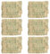 PEIQICHU 6 Pieces 28x21cm Grass mat for Rabbit Bunny Natural Straw Mats Bed Mat Bedding Nest Teeth Toy Small Animal Toys Chew Mat for Parrot Hamster Guinea Pig Chinchilla Squirrel Cages Hay Mat