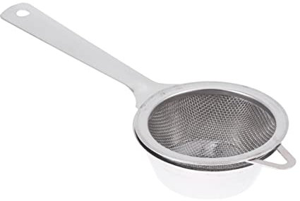 Coladores de malla fina de Colador de cocina Tamiz de alambre Tamiz de polvo de harina Tamices Colador de cóctel Colador de té de alimentos Colador Tamiz Tamiz Tamiz Herramientas de cocina(Size:Size 2