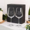 Wanapix | Pack 2 Verres à Vin Personnalisés | Boîte Cadeau Incluse | Verre à Vin en cristal gravés | Pack de Verres Vin en cristal Bohème personnalisables | Hands