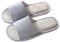 Lazzboy Hausschuhe Damen Slippers Offene Spitze Leinen Home Slides Sommer Pantoletten Für Den Innenbereich Haushaltsschuhe Sandalen Schuhe Sandaletten (Himmelblau,38)