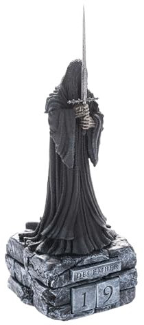 Grupo Erik Ewiger Kalender Der Herr der Ringe Figur 3D Kalender Tischkalender zum Aufstellen - Dauerkalender - Offizieller Nazgul Der Herr der Ringe Fanartikel Büro Deko