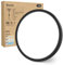 slochi LED Deckenleuchte Flach 24W 2800LM, 3Farben - 3000K/4000K/6500K, Ø30CM Deckenlampe IP54 Wasserfest Rund Badlampe, Modern LED Lampen für küche Badezimmer Schlafzimmer Flur Wohnzimmer, Schwarz