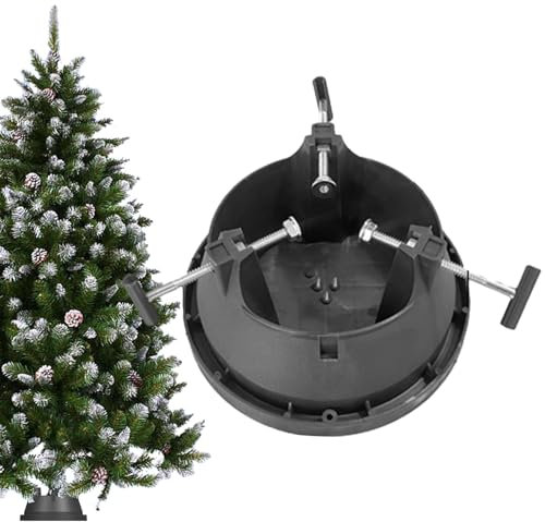 Huyeruie Base per Albero di Natale, Base Girevole Regolabile con Bulloni E Dadi, Supporto per Albero Artificiale, Forniture per Albero di Natale Supporto per Albero di Natale per Cortile di Casa