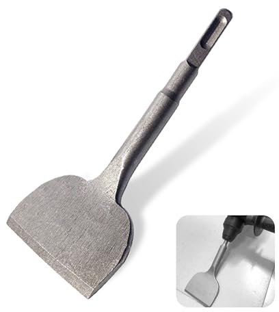 SDS Plus Meißel, Fliesenmeißel SDS Plus, 165 mm x 75 mm, Rissmeißel für keramische Bodenfliesen und gewerbliche Nutzung